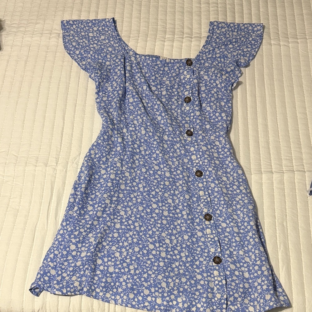 Floral Button-Down Dress